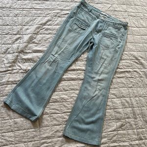 7 for All Mankind Flare Low Rise Jeans